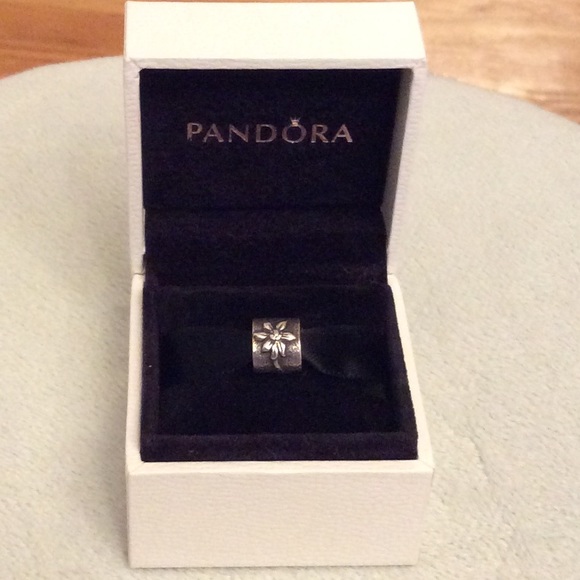 COPY - Pandora Poinsettia Retired. charm - Picture 2 of 2